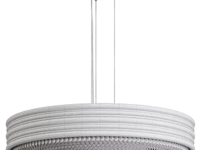 Euphoria Round Chandelier by Luxdeco 3D model