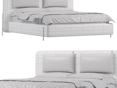 ALAR BED BY DITRE ITALIA COLLECTION 3D model