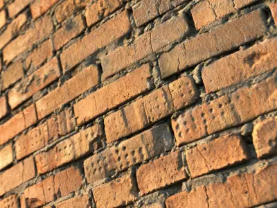 Brick wall 06 - scanned PBR material Texture