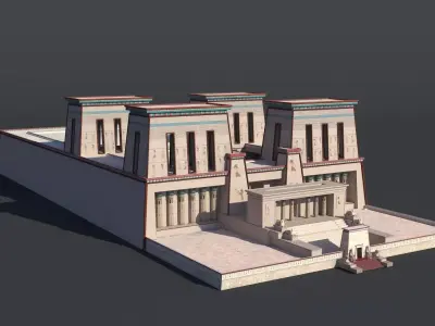 PHOTOREALISTIC PALACE OF PI-RAMESSES 3D model
