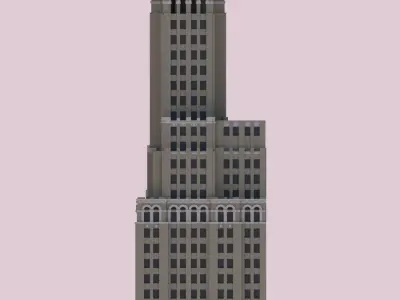 One Hanson Place 3D print model