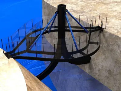 Bridge design Free 3D model