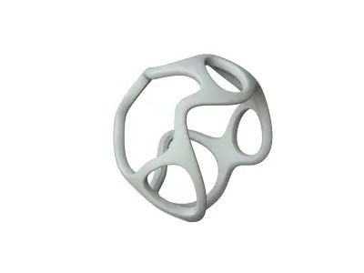 SciFi Cube Object No 34454 Low Poly Shape Texture