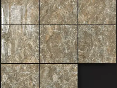 Yurtbay Seramik Jupiter Brown 600x600 Set 1 3D model