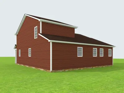 Cape Cod House 29 3D model