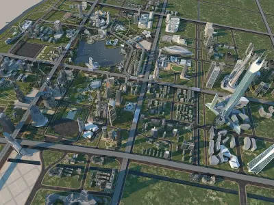 Future city  3D model