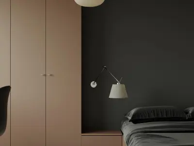 apartment interior scenes    3D model 4