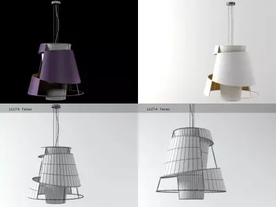 Crinolina pendant 3D model