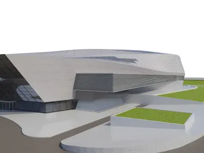 Baku Congress Hall 3D model