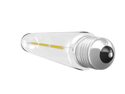 filament led light bulb 3D model