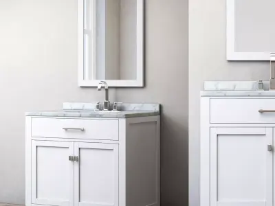 RH HUTTON SINGLE VANITY 3D model