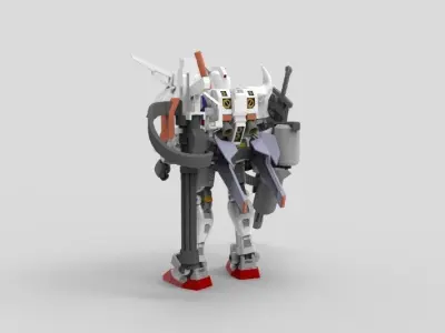 Gundam RX-78 Custom Gutling 3D model