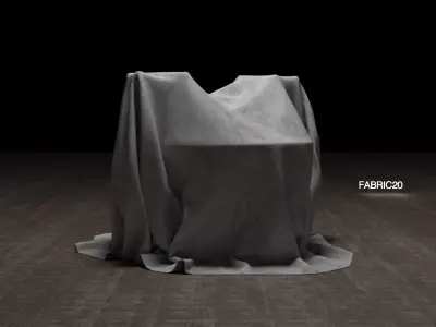 Fabric Cover 20 Low-poly 3D model