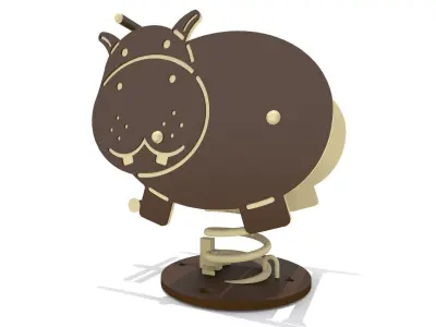 Hippo Rider Playground 3D model