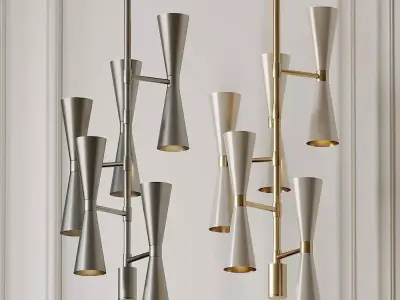 MILO FOYER PENDANT By Kalco 3D model