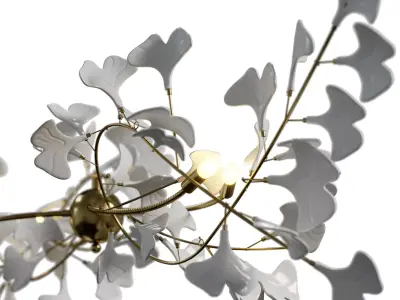 Gingko Julietta Chandelier  Low-poly 3D model