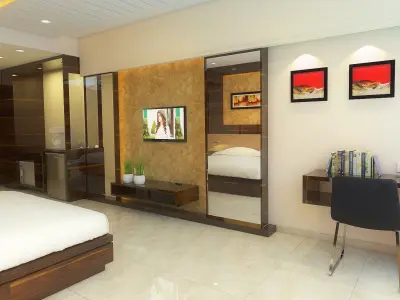 Hotel Bedroom 3D Interior View 3D model