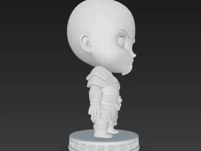 The Cute Side of the God of War in 3D 3D print model