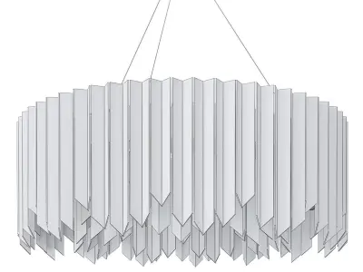 METAL SEA CHANDELIER ROUND Low-poly 3D model