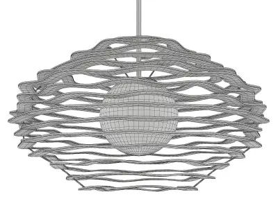 Luma Pendant Light Low-poly 3D model