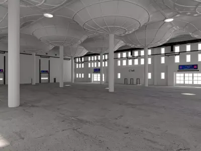 Convention And Exhibition Center 3D model