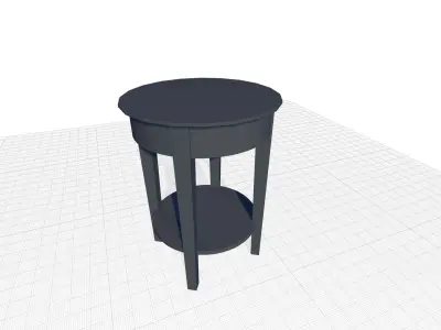 Metropolitan Tall End Table 3D model