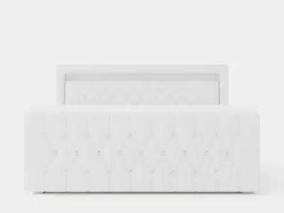 Franco Luxury Bed Package led Lighting White Artificial Sack Low-poly 3D model