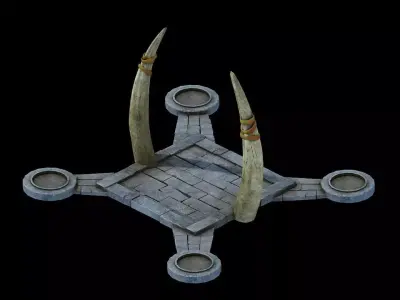 Ancient Glacier - Snow Transfer Point 01 3D model
