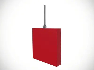 Fire Alarm MCP Low-poly 3D model