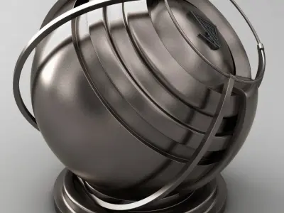 VRAY SHADER---METAL---Hafnium Texture