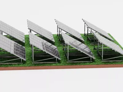 -Solar Farm V3- 3D model