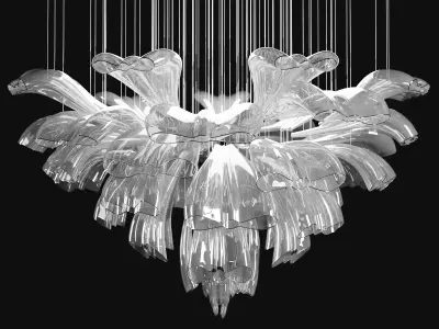 Alice by Petra Krausova for Lasvit Chandelier 3D model