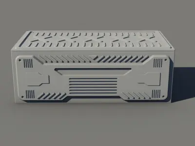 Sci-fi asset - Container 3D model