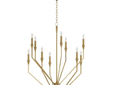 Hudson Valley 10 Light Chandelier 3D model