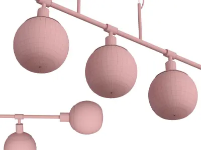 ERICH Glass pendant lamp By MAYTONI 3D model