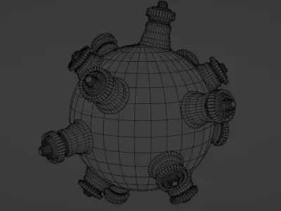 Sci-Fi space model 3D model