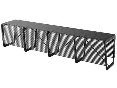 Park bench Limpido by mmcite 3D model