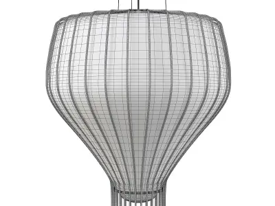 Fabbian saya chandelier Low-poly 3D model