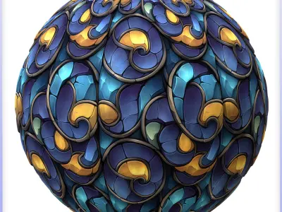 Stained Glass Seamless Texture Texture