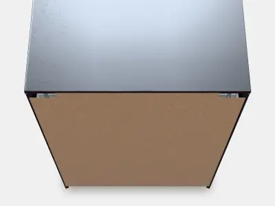 MALM Chest of 6 drawers 4 Low-poly 3D model