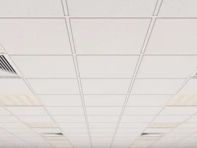 Armstrong False Ceilin Railclone Parametric 3D model