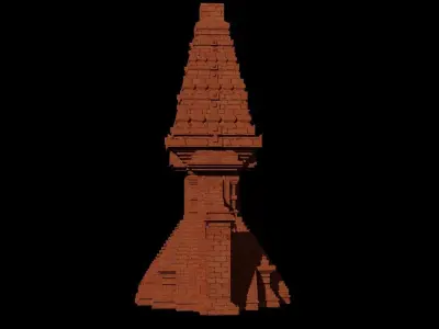 Bajangratu Temple 3D model