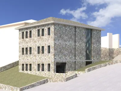 Stone House 3D model