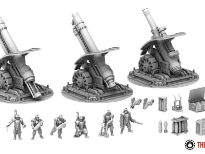 Primus Scion - Artillery Platform 1 3D print model