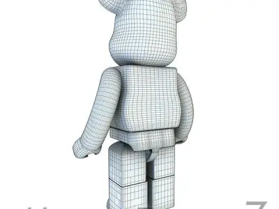 Stone Bear Brick 3D model