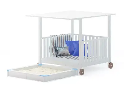 Sandbox 3D Model for children 3D model
