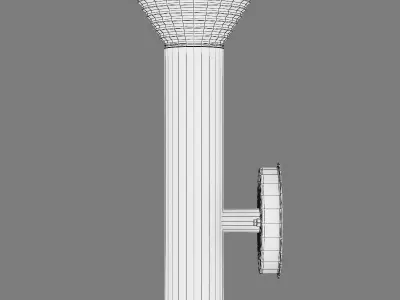 379647 Piatto Lightstar LED street lamp 3D model