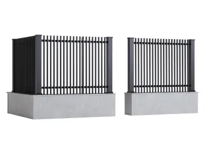  Fencing 40 3D model