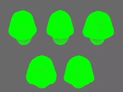 Space Knights V10 Hooded Helmet Type 251004 3D print model