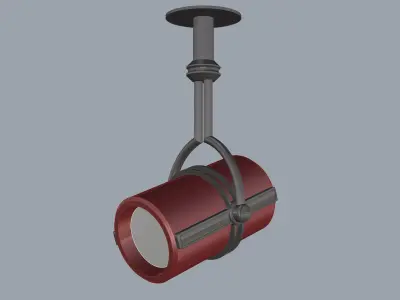 Stage Spot Light Low-poly 3D model